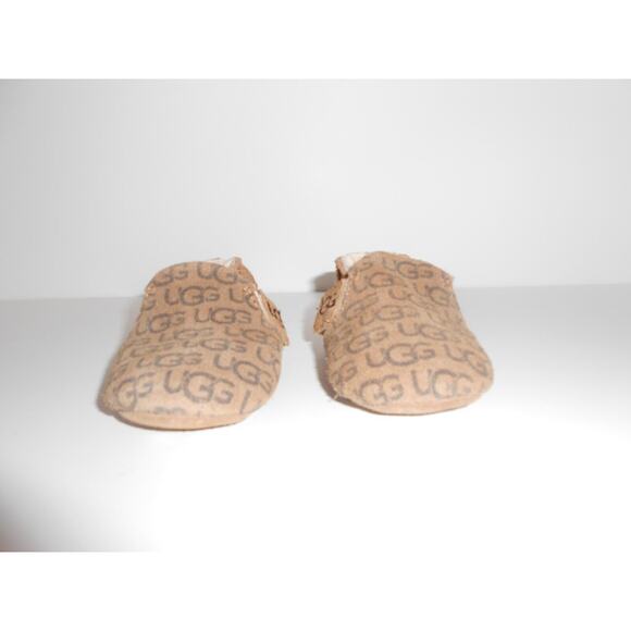 UGG Chestnut Baby Logo Pre-walker Roos Booties - Picture 3 of 16